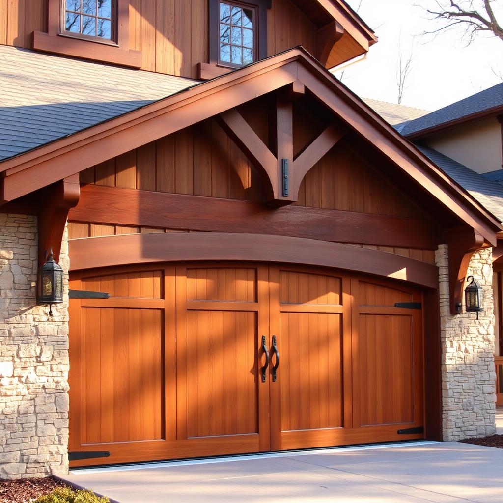 Carriage-style garage door