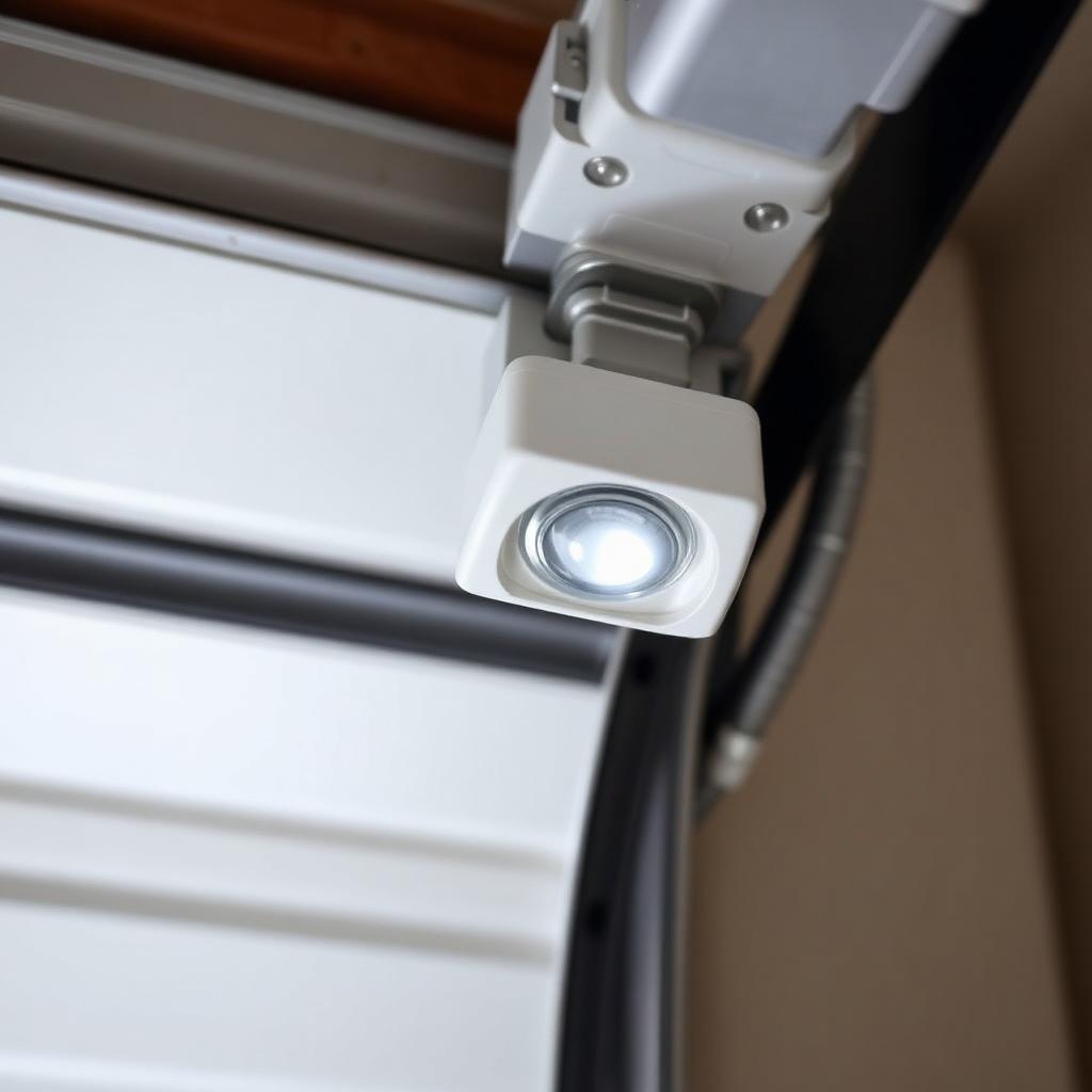 Garage door safety sensor